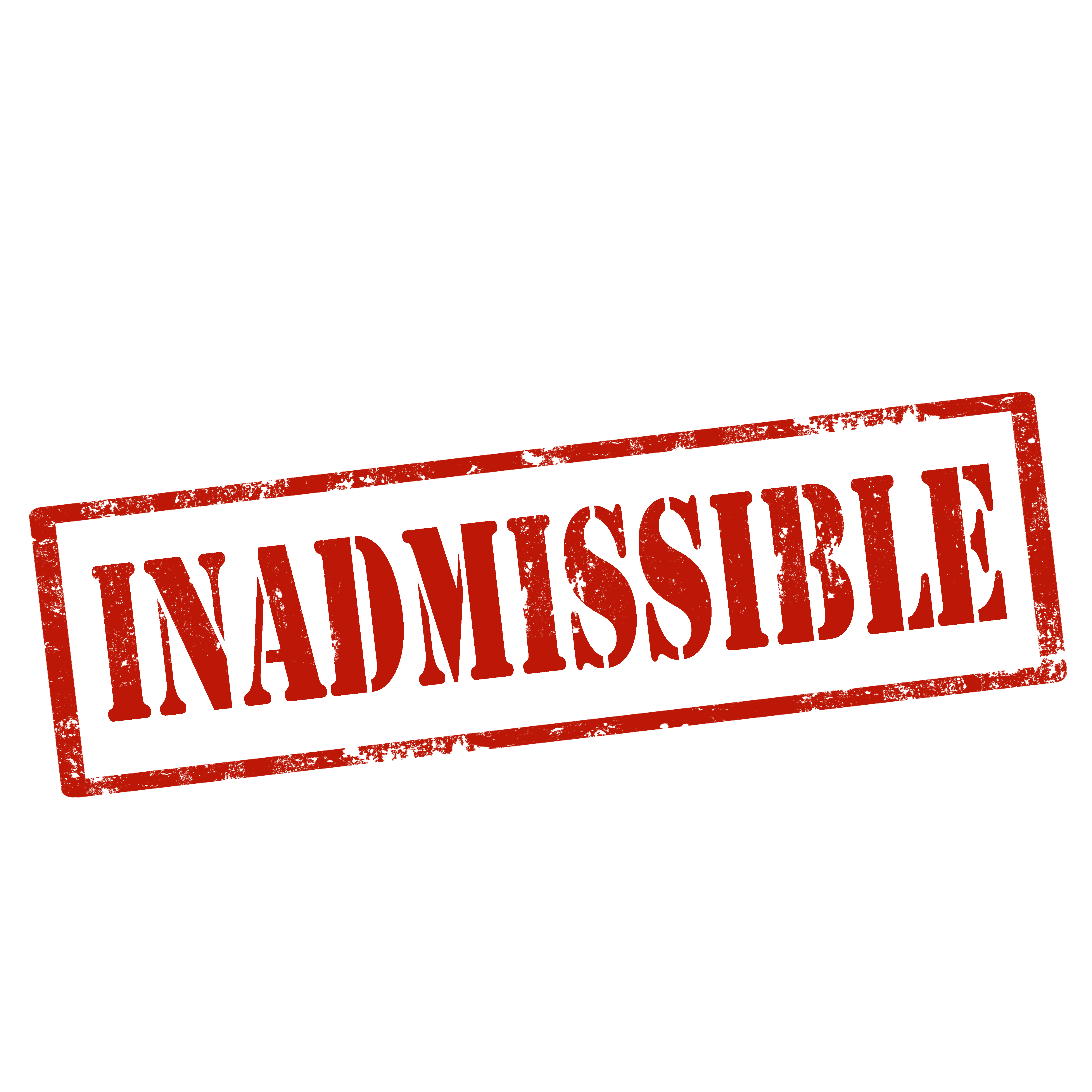INADMISSIBLE