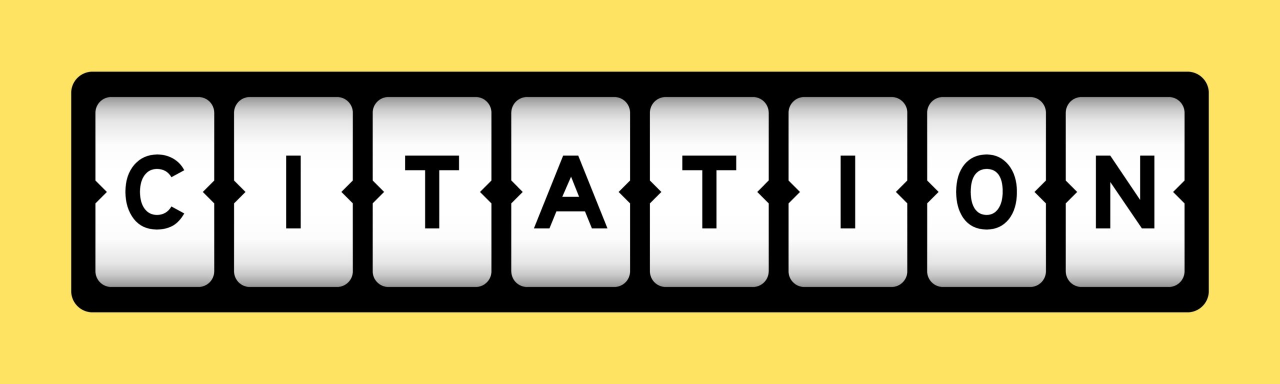Black,Color,In,Word,Citation,On,Slot,Banner,With,Yellow